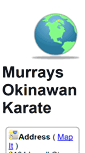 Mobile Screenshot of murrayskarate.cmasdirect.com