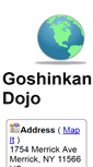 Mobile Screenshot of goshinkandojo.cmasdirect.com